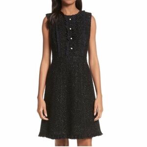 Kate Spade 
Classic style tweed dress with delicate pearl buttons